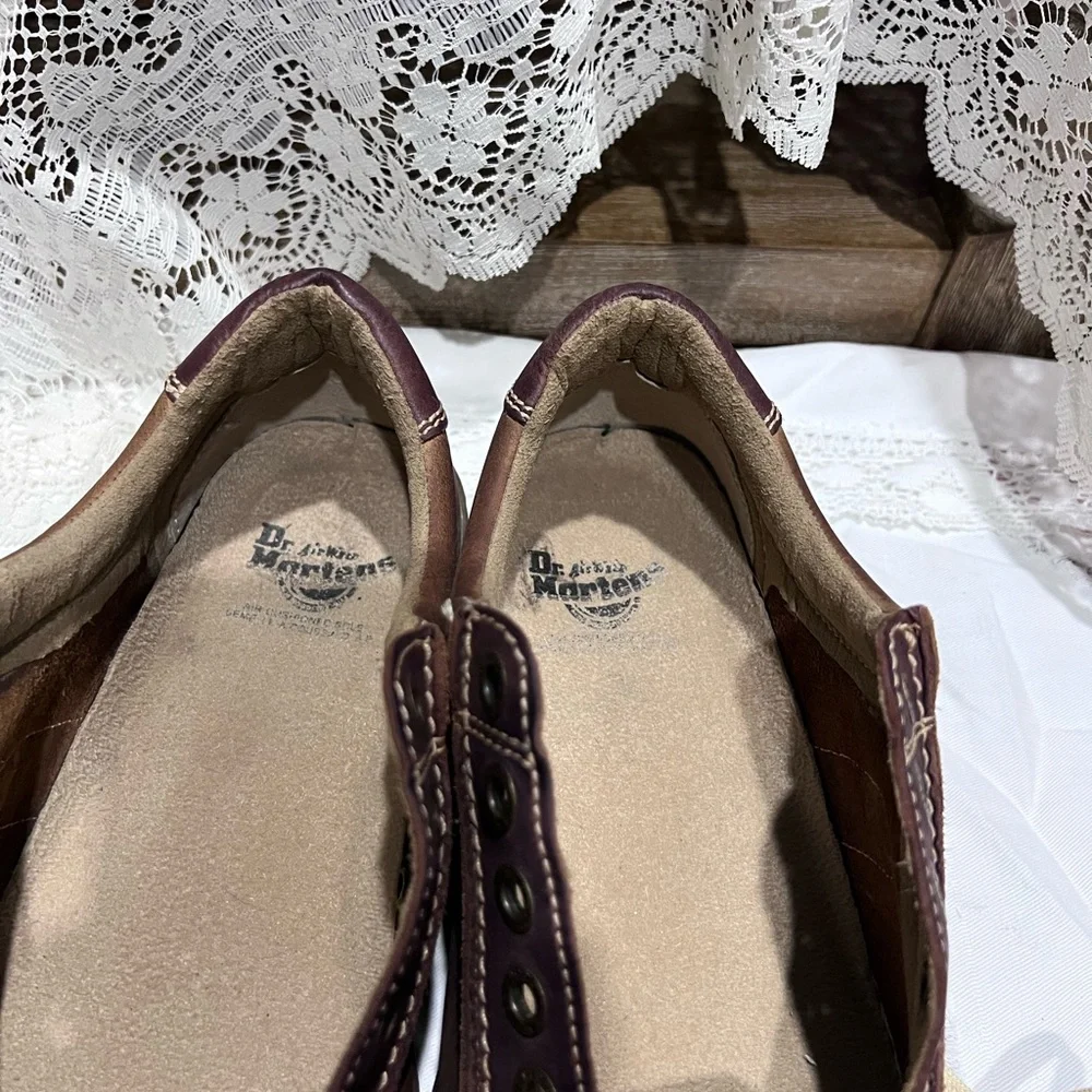 Vintage 90s Dr Martens Air Ware Leather Shoes - Picture 9 of 12